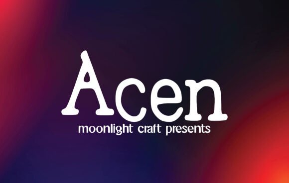Acen: A Versatile and Legible Font for Creative Projects