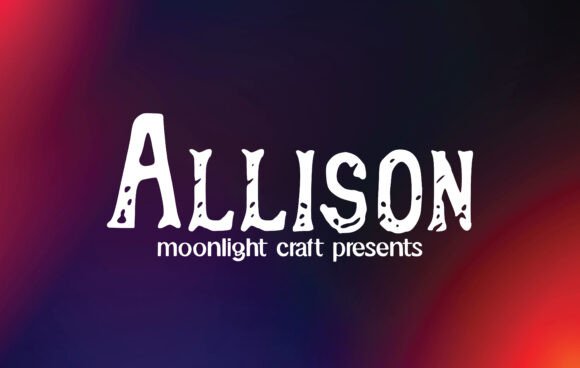 Allison: A Versatile Font for Creative Excellence