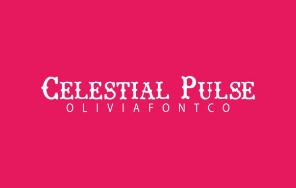 Celestial Pulse: A Romantic Handwritten Font for Creative Expression