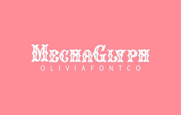 Mechaglyph: A Handwritten Font with a Romantic Touch for Every Creative