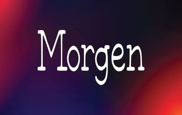 Morgen: A Handwritten Font That Elevates Creative Expression