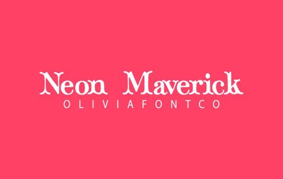 Neon Maverick: A Handwritten Font with Romantic Flair