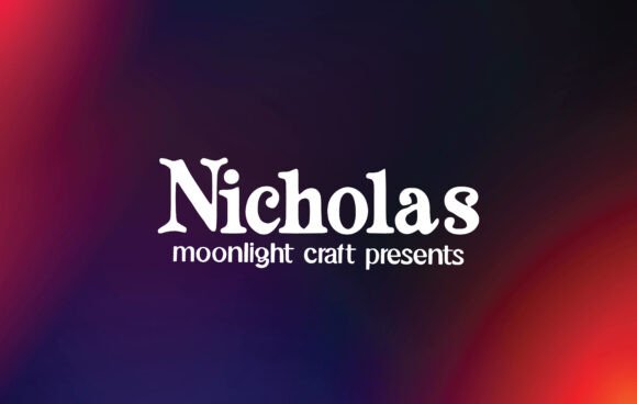 Nicholas: A Handwritten Font for Creative Expression