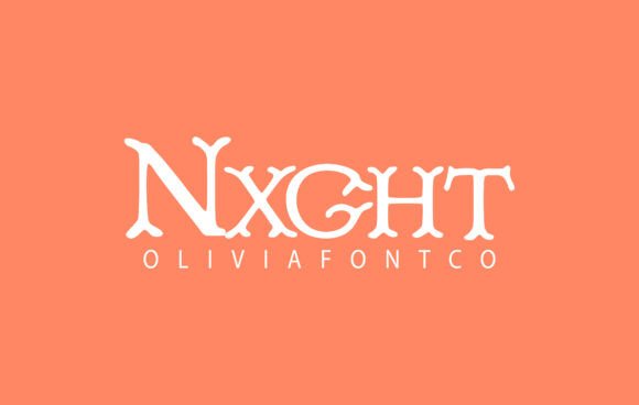 Nxght: A Handwritten Font with Romantic Charm