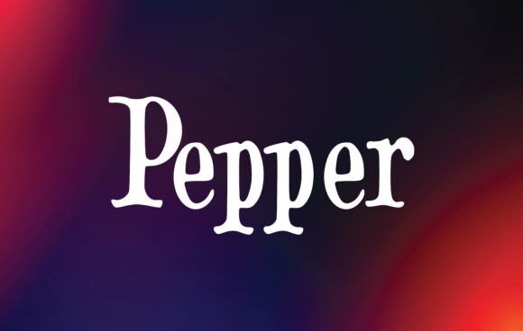 Pepper: A Handwritten Font for Creative Expression