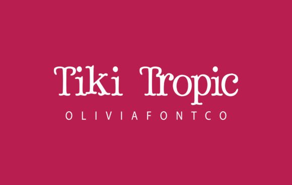 Tiki Tropic: A Romantic Handwritten Font