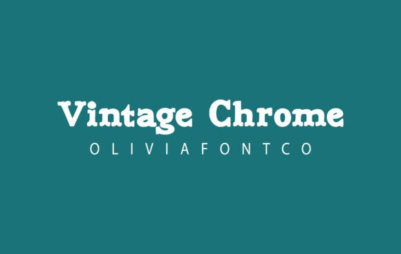 Vintage Chrome: A Timeless Handwritten Font